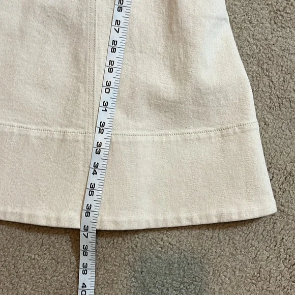⬇️PRICE DROP New Draper James Cream Denim Short Sleeve Circle Mini Dress, size 6 - Picture 8 of 13